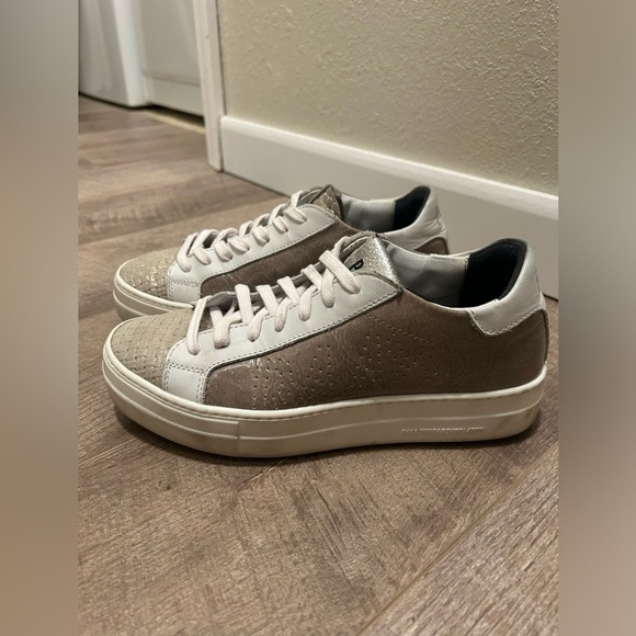 P448 Thea grey sparkle sneaker size 38 women - Picture 3 of 9